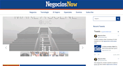 Desktop Screenshot of negociosnow.com